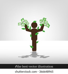 human-money tree