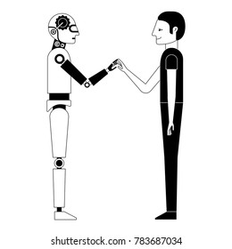 humanoid robot and person profiles
