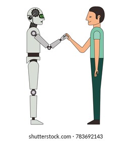 humanoid robot and person profiles
