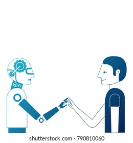 humanoid robot and person profiles