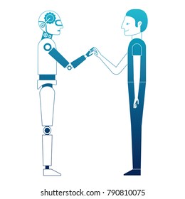 humanoid robot and person profiles