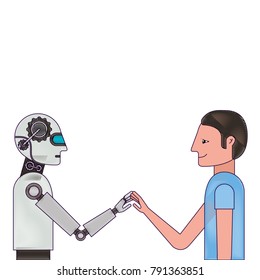 humanoid robot and person profiles