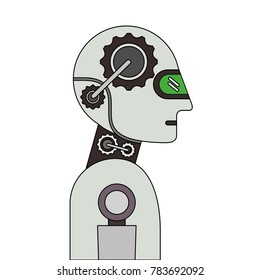 humanoid robot profile icon