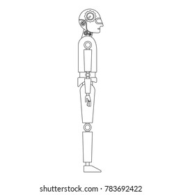 humanoid robot profile icon