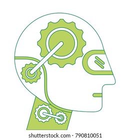 humanoid robot profile icon