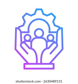 Humanresources Icon Element For Design