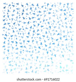 Humans - abstract vector illustration background texture made of men
