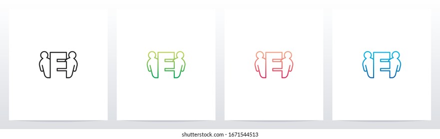 Humans Aparte del diseño del logotipo E