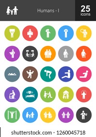 Humans Filled Icons