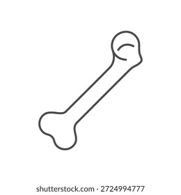 Icono de contorno de la línea ósea del húmero