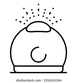 Humidifier aromatherapy icon. Outline humidifier aromatherapy vector icon for web design isolated on white background