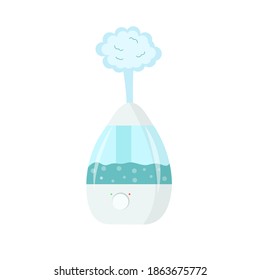 Humidifier.
Household electrical appliances. Vector illustration.