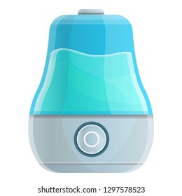 Humidifier icon. Cartoon of humidifier vector icon for web design isolated on white background