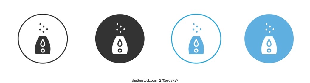 Humidifier icon Logo Template Design set