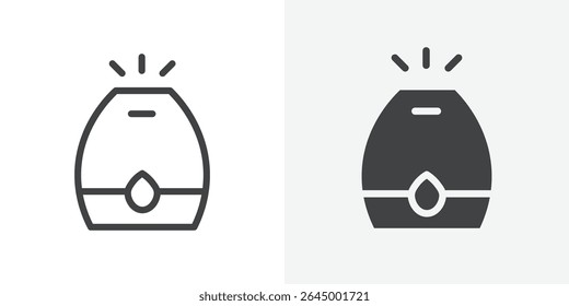 Humidifier icon Outline vector sign