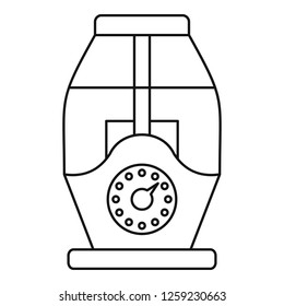 Humidifier icon. Outline humidifier vector icon for web design isolated on white background