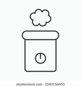 Humidifier icon set. vector illustration.