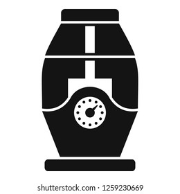 Humidifier icon. Simple illustration of humidifier vector icon for web design isolated on white background