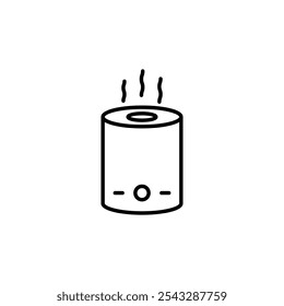 Humidifier icon symbol collection on white background.