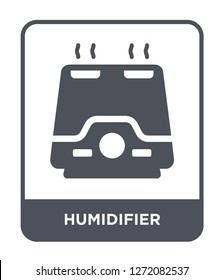 humidifier icon vector on white background, humidifier trendy filled icons from Electronic devices collection, humidifier simple element illustration