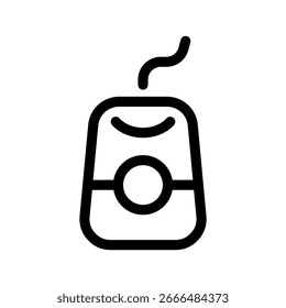 Icono de humidificador Ilustración de diseño de símbolo de Vector