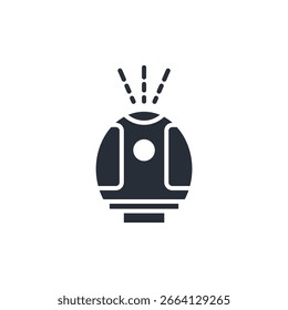 Icono del humidificador. Vector. Trazo editable. Signo de estilo lineal para uso Diseño web, logotipo. Ilustración de símbolo.