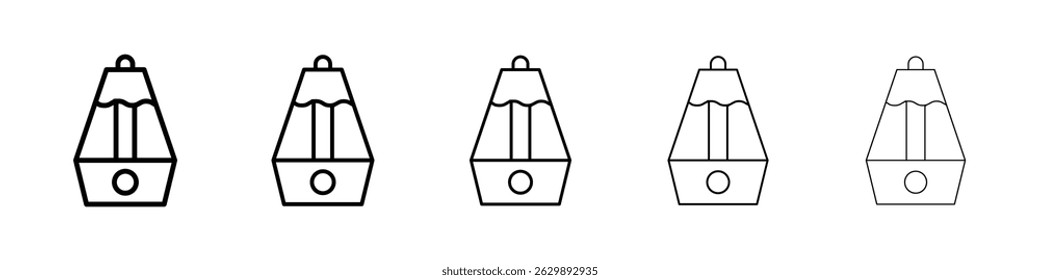 Humidifier Simple thin line flat symbol
