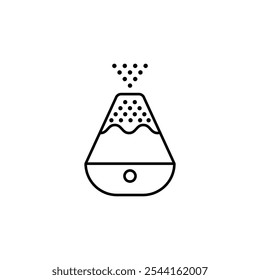 Humidifier thin line vector icon.