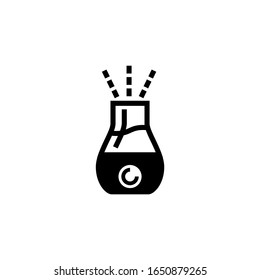 Humidifier vector icon in black solid style isolated on white background