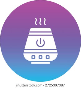 Icono de Vector del humidificador. Se puede utilizar para aplicaciones de impresión, móviles y de Web.
