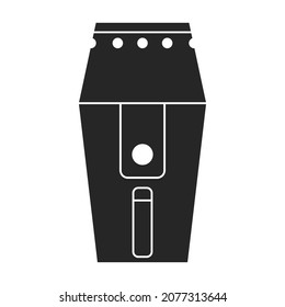 Icono de vector humidificador.Icono de vector negro aislado en humidificador de fondo blanco.