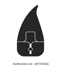 Icono de vector humidificador.Icono de vector negro aislado en humidificador de fondo blanco.