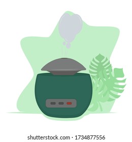 Humidifier. Vector illustration. Technology 2