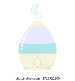 Humidifier. Vector isolate on a white background in flat style.