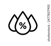 Humidity Control Icon Ideal for Weather and Environmental Monitoring