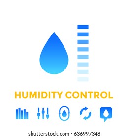 Humidity Control Icons