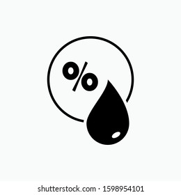 Humidity Icon. Climate or Weather Element Illustration As A Simple Vector, Trendy Sign and Symbol for Design and Websites, Presentation or Apps Elements. 