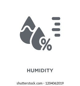 Humidity icon. Humidity design concept from  collection. Simple element vector illustration on white background.