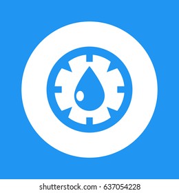 humidity icon isolated on white
