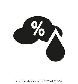 Humidity icon. Trendy Humidity logo concept on white background from Weather collection. Suitable for use on web apps, mobile apps and print media.