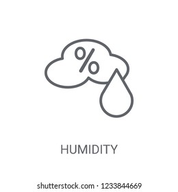 Humidity icon. Trendy Humidity logo concept on white background from Weather collection. Suitable for use on web apps, mobile apps and print media.