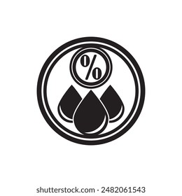 humidity icon vector illustration design template