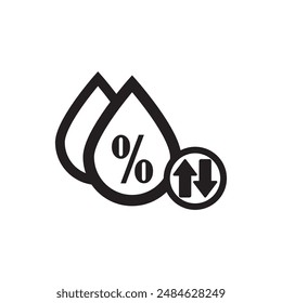 humidity icon vector illustration design template