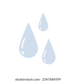 Humidity icon. Weather forecast element. Vector illustration cartoon flat style.