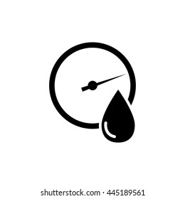 Humidity icon, Humidity weather Sensor, label sticker logo
