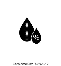 Humidity icon, Humidity weather Sensor, label ,sticker or logo