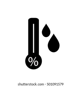 Humidity icon, Humidity weather Sensor, label ,sticker or logo