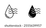 Humidity icons for app and websites.