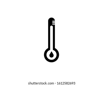 humidity level simple icon in white background