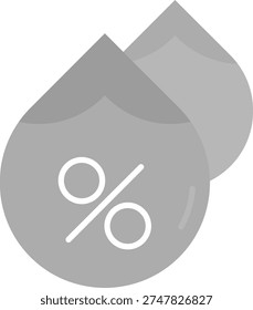 Humidity Line vector Icon Design